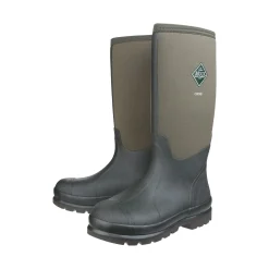 Muck Boots Chore Classic Hi Patterned Unisex Wellington - Moss