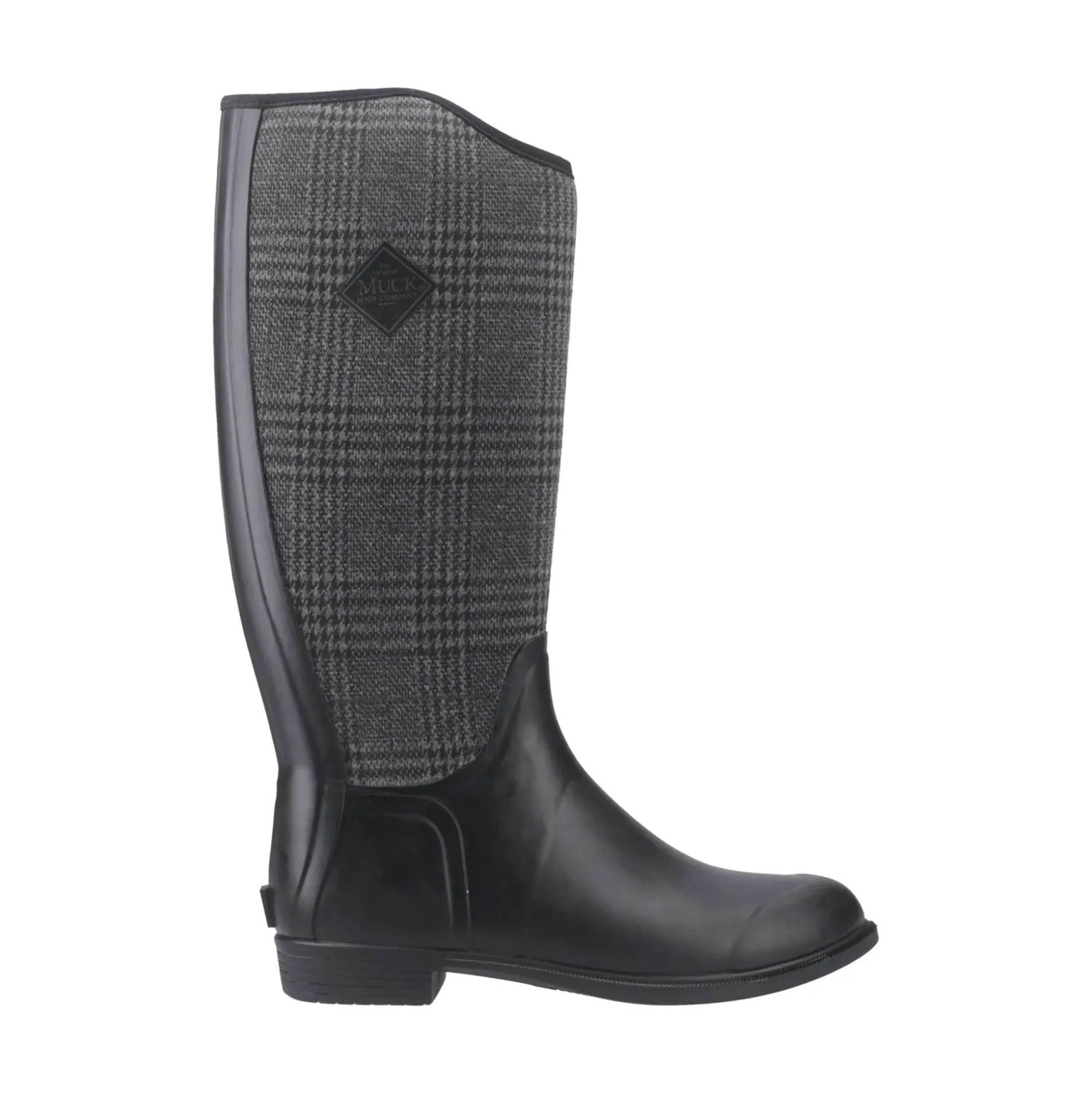 Muck Boots Derby Tall Womens - Black/Plaid