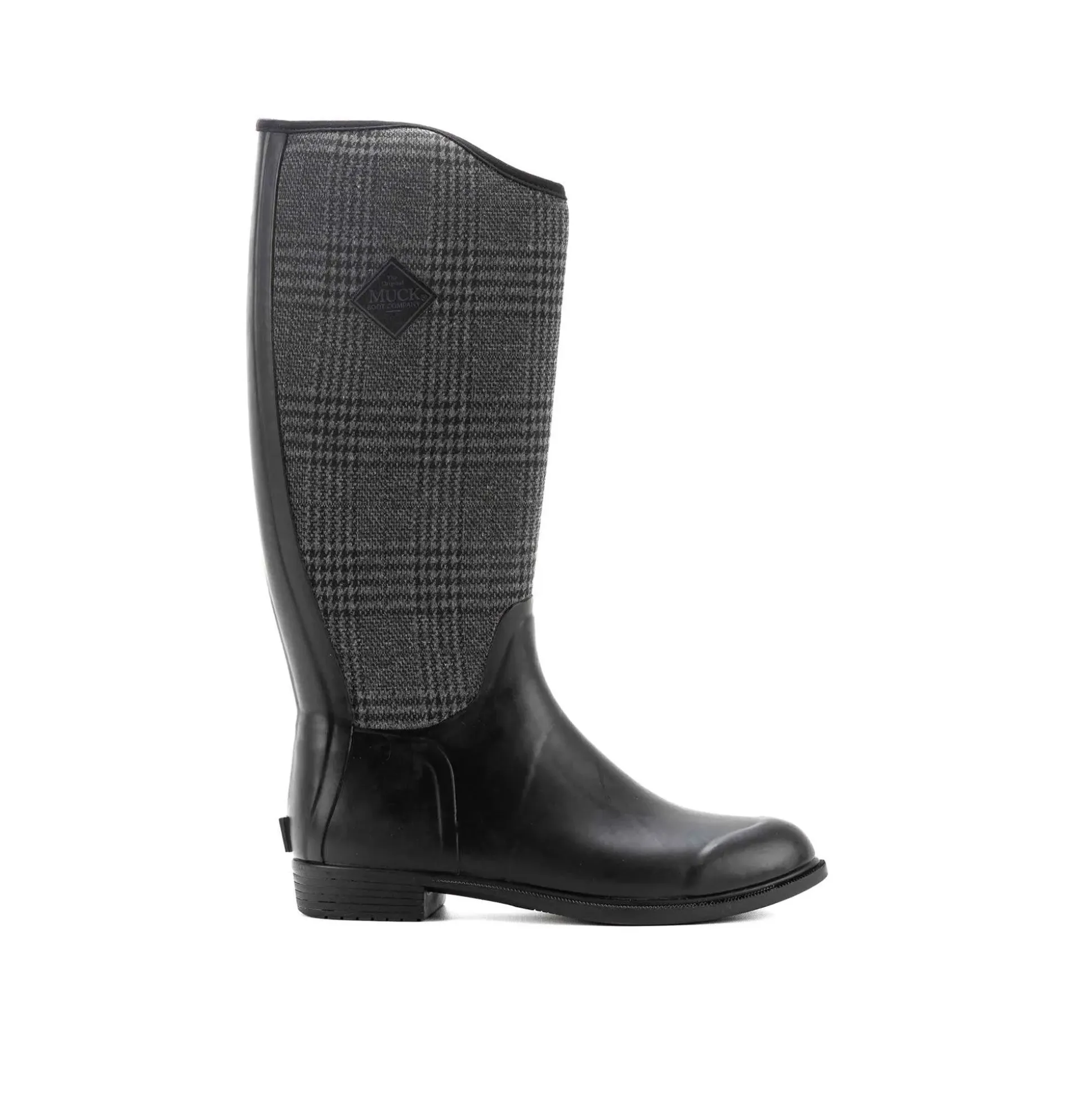 Muck Boots Derby Tall Womens - Black/Plaid