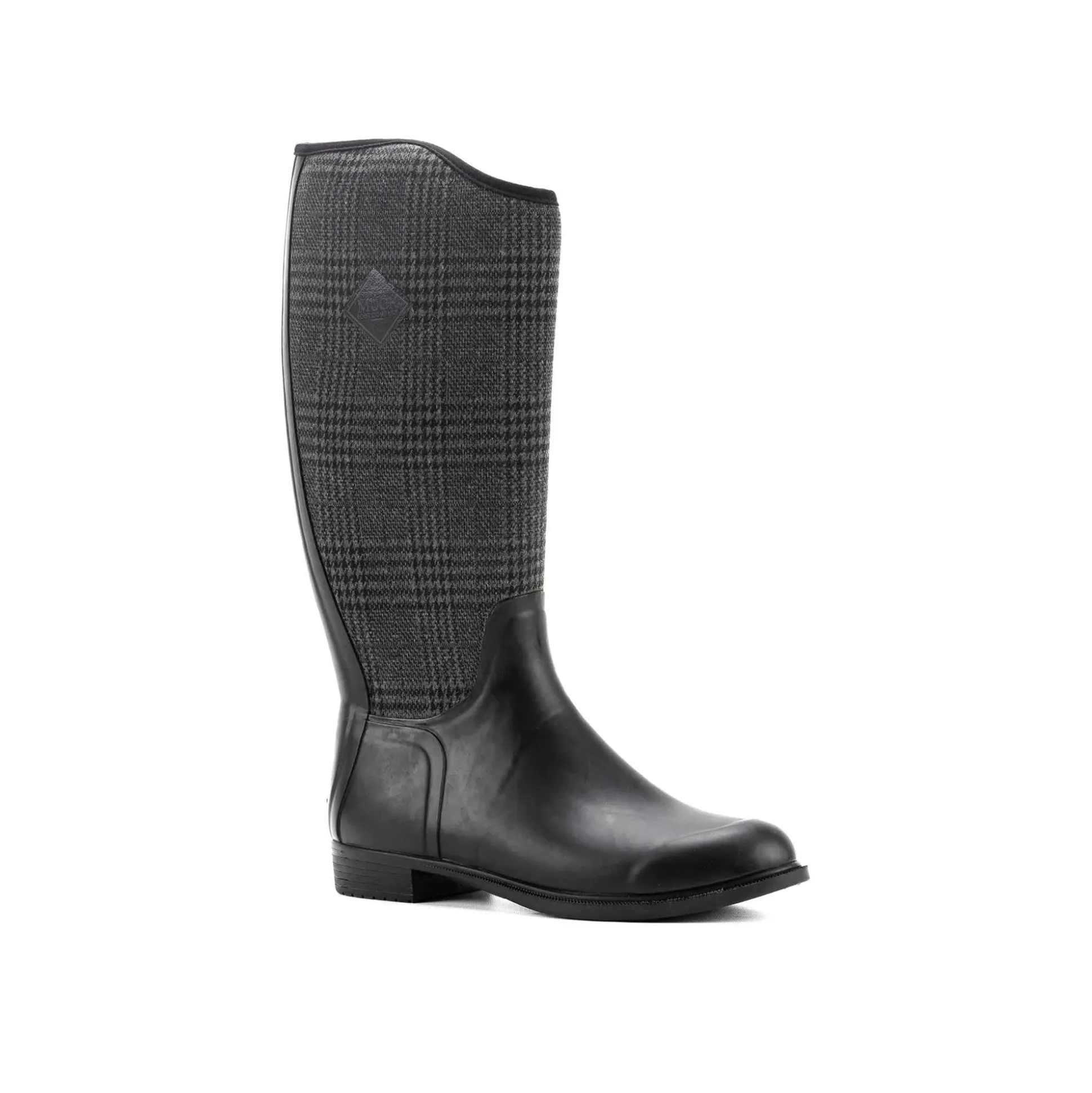 Muck Boots Derby Tall Womens - Black/Plaid