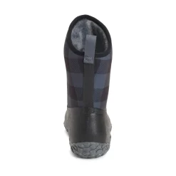 Muck Boots Muckster II Mid Womens Wellington - Black/Grey Plaid