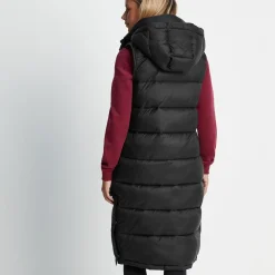 Newall Womens Long Padded Gilet - Black