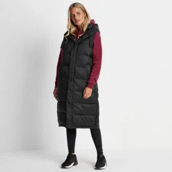 Newall Womens Long Padded Gilet - Black