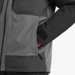 Nitehawk Mens Ski Jacket - Steel Grey/Soot Grey/Black