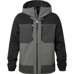 Nitehawk Mens Ski Jacket - Steel Grey/Soot Grey/Black