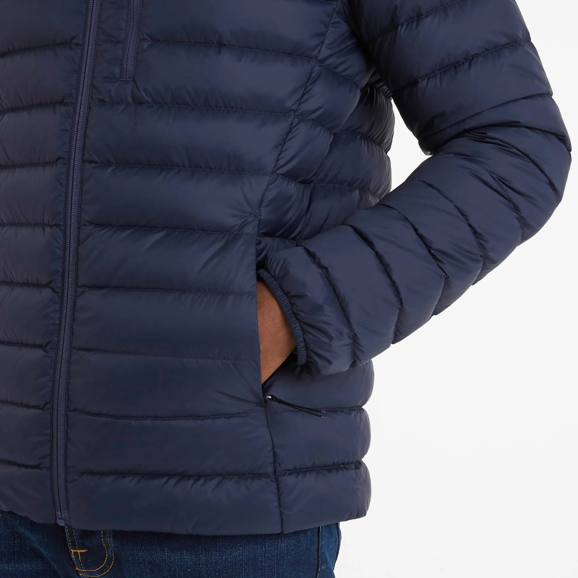 North Mens RDS Certified Down Hooded Jacket - Dark Indigo