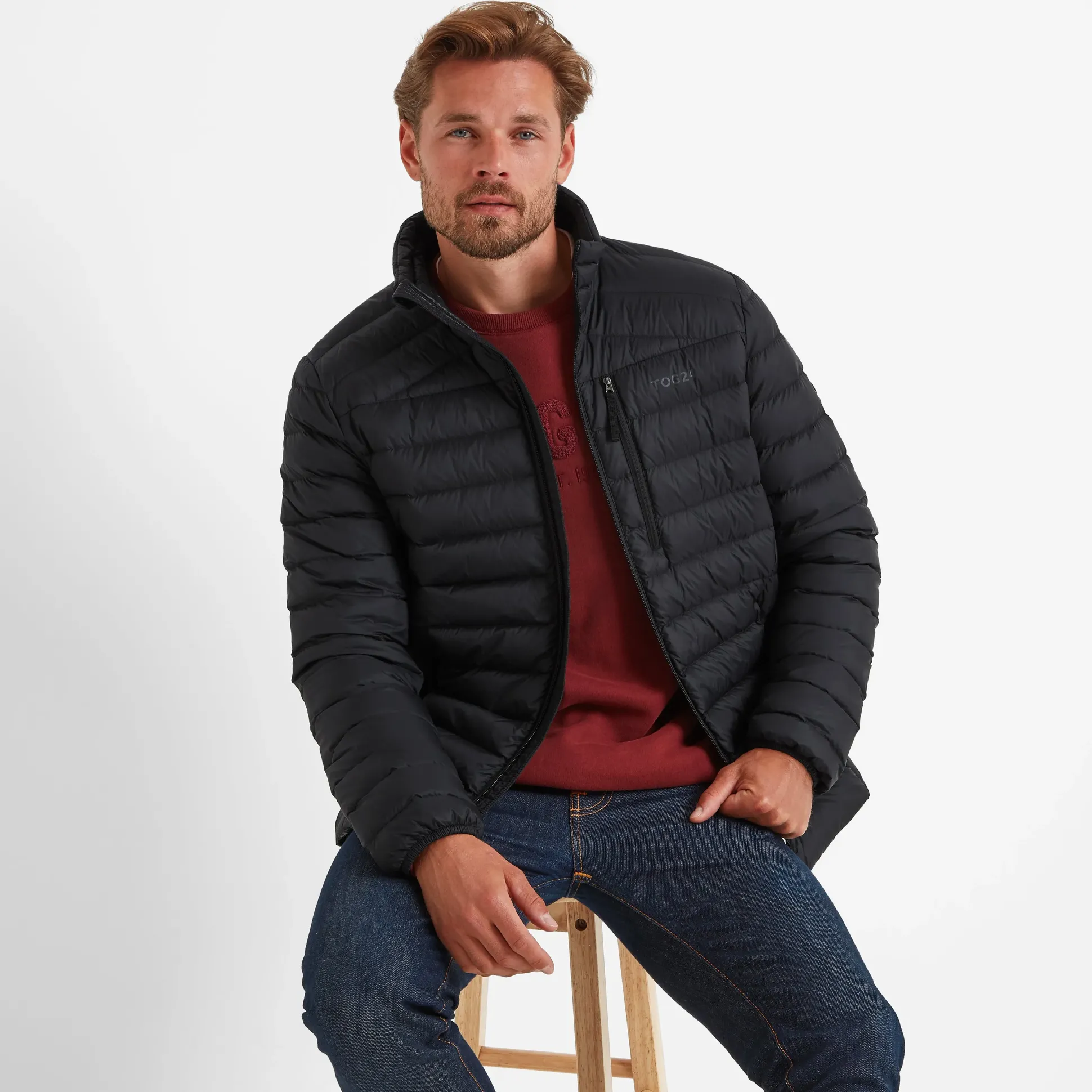 North Mens RDS Certified Down Jacket - Black