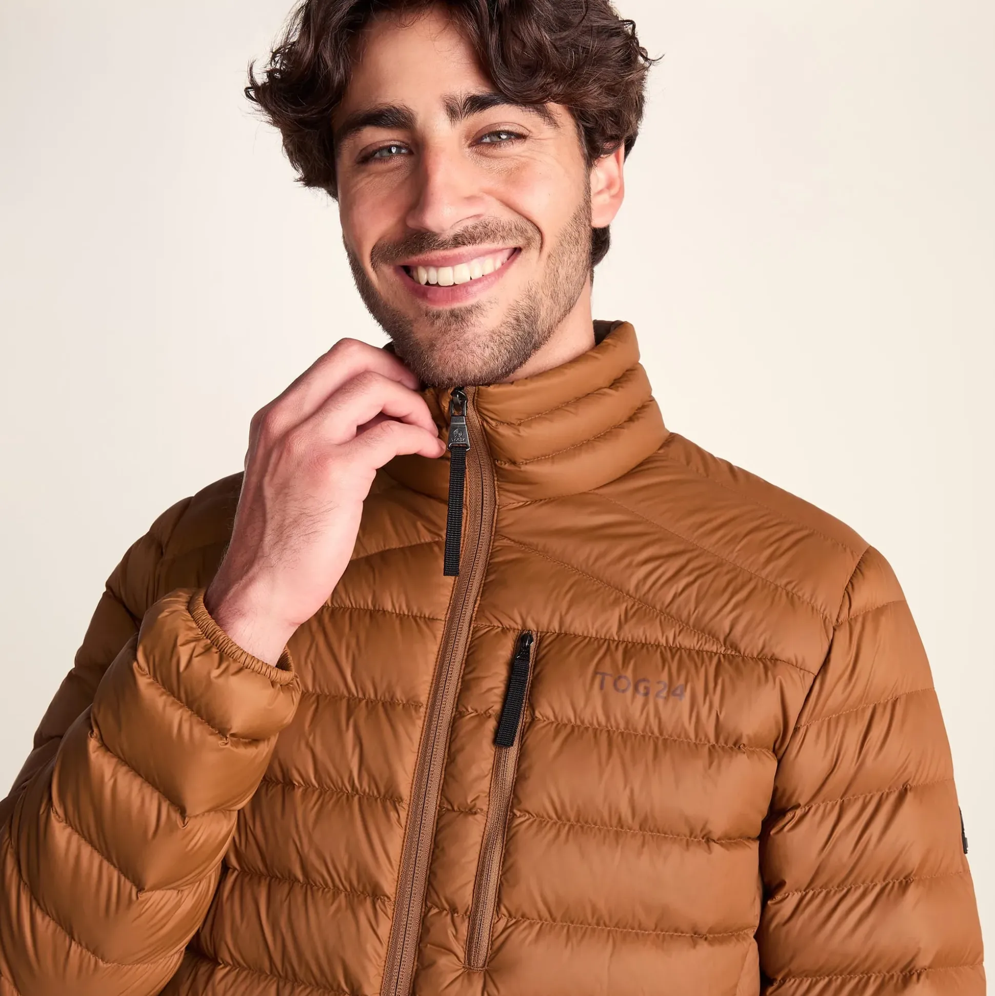 North Mens RDS Certified Down Jacket - Rust