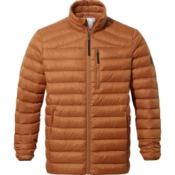 North Mens RDS Certified Down Jacket - Rust