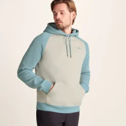 Noston Mens Supersoft Raglan Hoody - Summer Sky