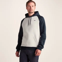 Noston Mens Supersoft Raglan Hoody - Dark Indigo