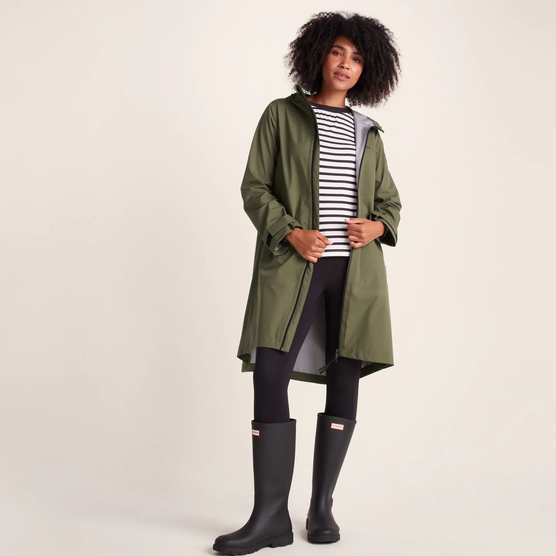 Nova Womens Performance Waterproof Jacket - Khaki