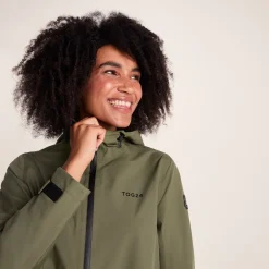 Nova Womens Performance Waterproof Jacket - Khaki