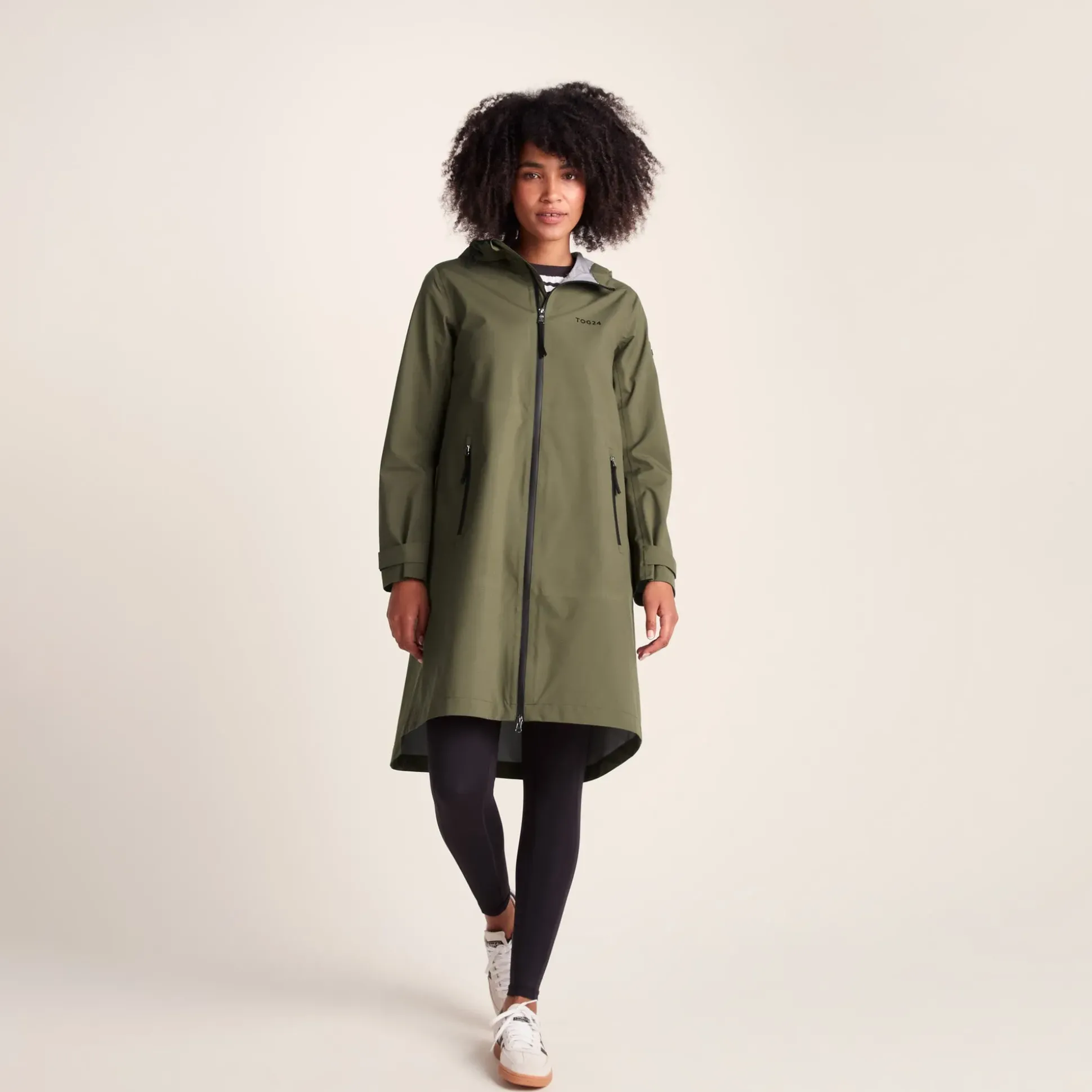 Nova Womens Performance Waterproof Jacket - Khaki