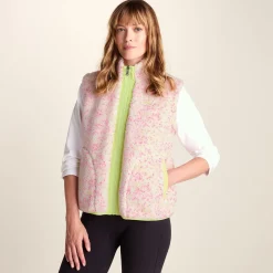Olga Womens Thermal Sherpa Gilet - Vanilla Nep
