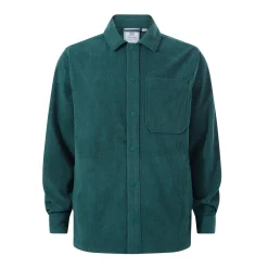 Olson Mens Chunky Corduroy Shacket - Midnight Green