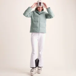 Orelle Womens Insulated Ski Jacket - Mist Grey