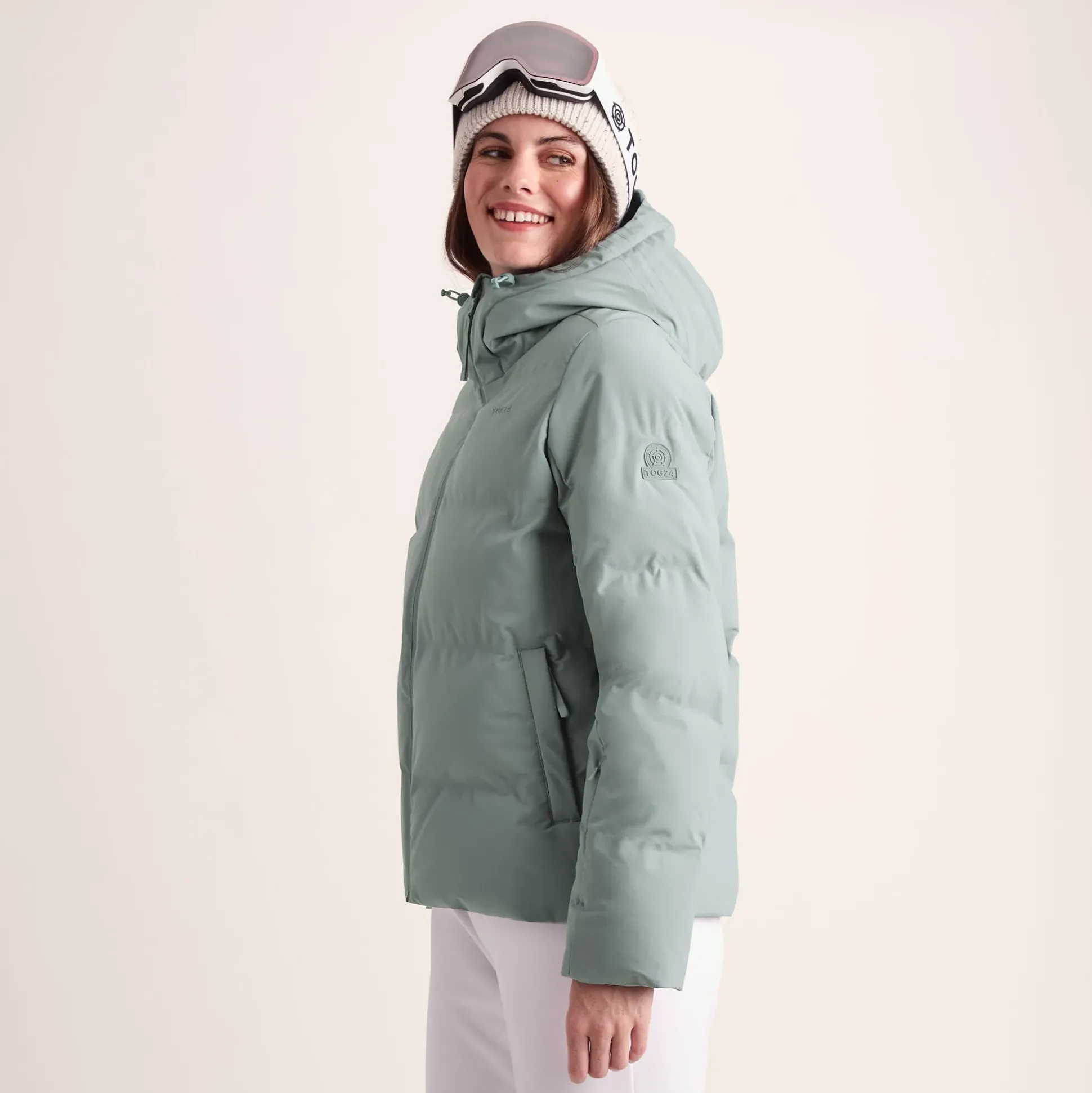 Orelle Womens Insulated Ski Jacket - Mist Grey