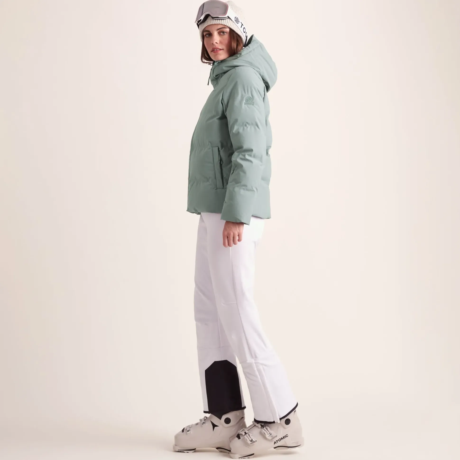 Orelle Womens Insulated Ski Jacket - Mist Grey