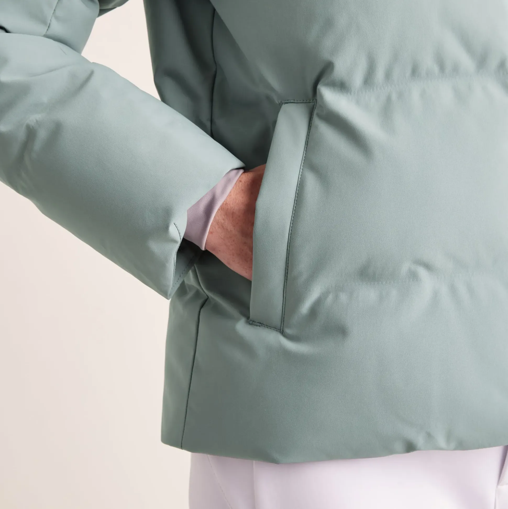 Orelle Womens Insulated Ski Jacket - Mist Grey
