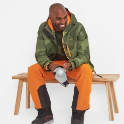 Palisade Mens Ski Jacket - Khaki Pixel Camo