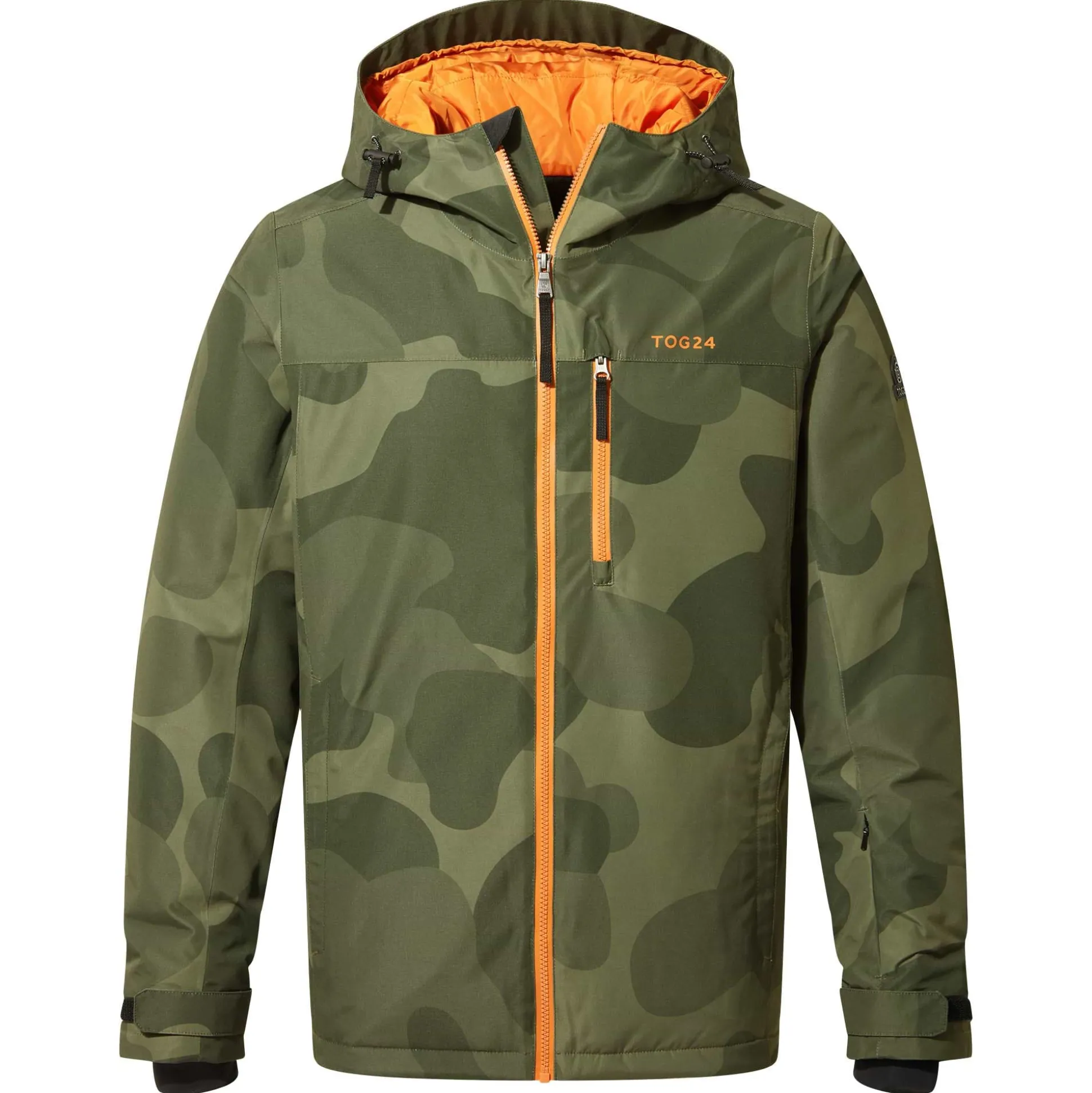 Palisade Mens Ski Jacket - Khaki Pixel Camo