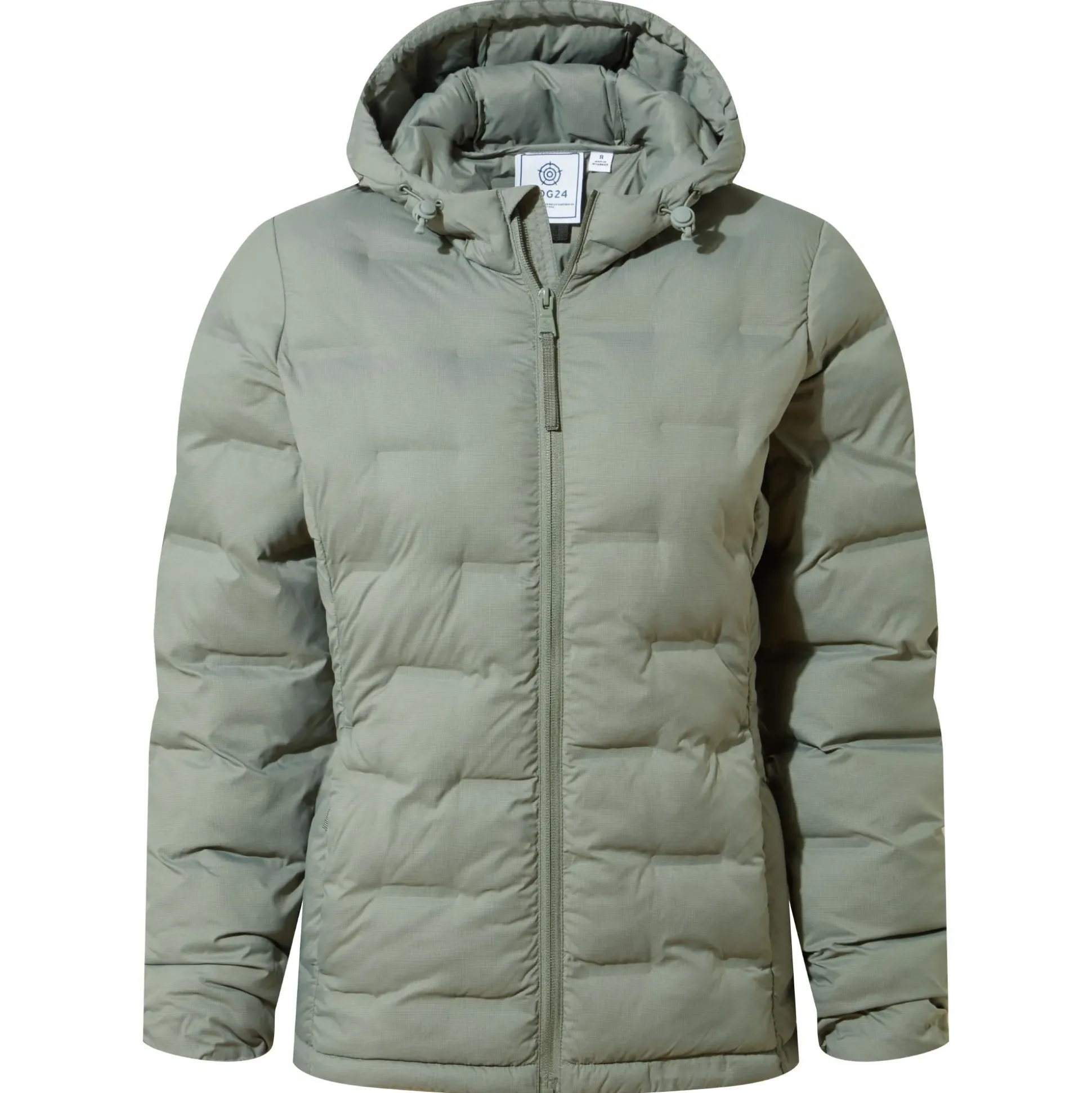 Palmer Womens Shower Resistant Insulated Jacket - Faded Khaki