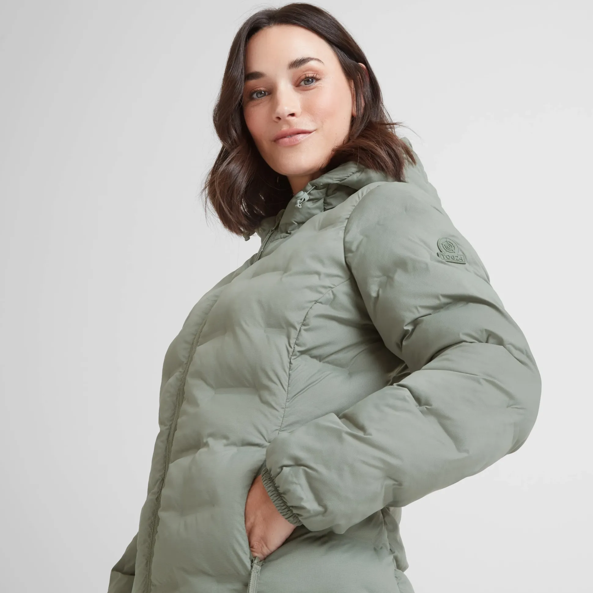 Palmer Womens Shower Resistant Insulated Jacket - Faded Khaki