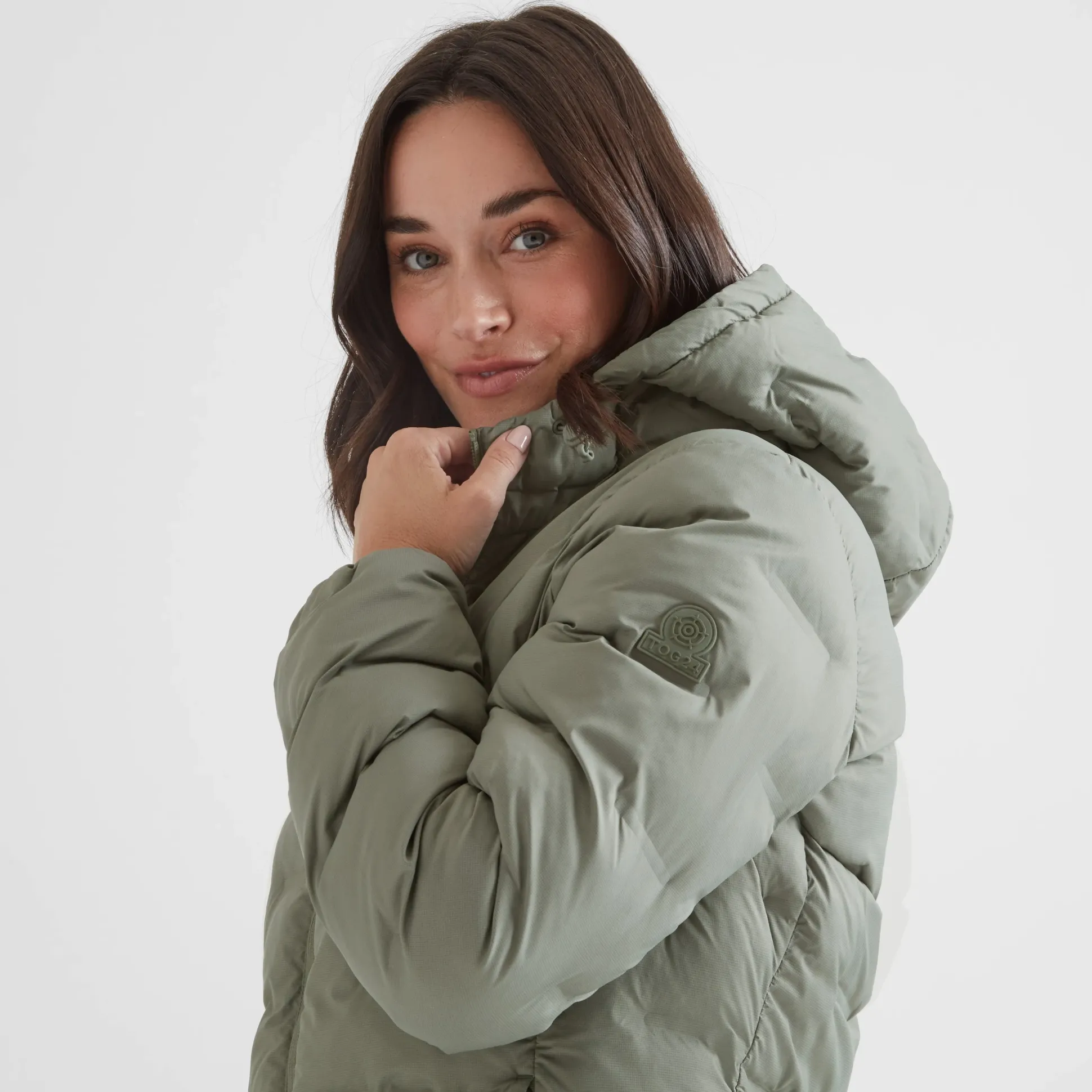 Palmer Womens Shower Resistant Insulated Jacket - Faded Khaki