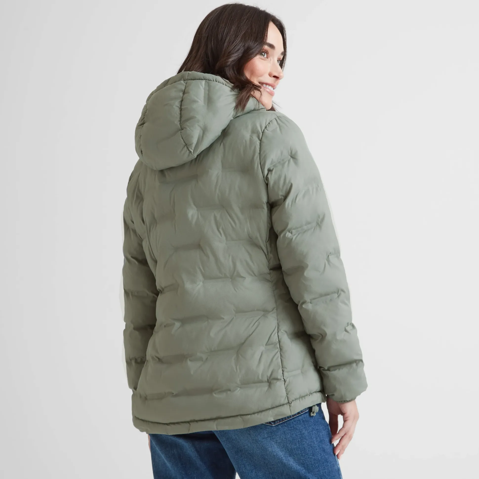 Palmer Womens Shower Resistant Insulated Jacket - Faded Khaki