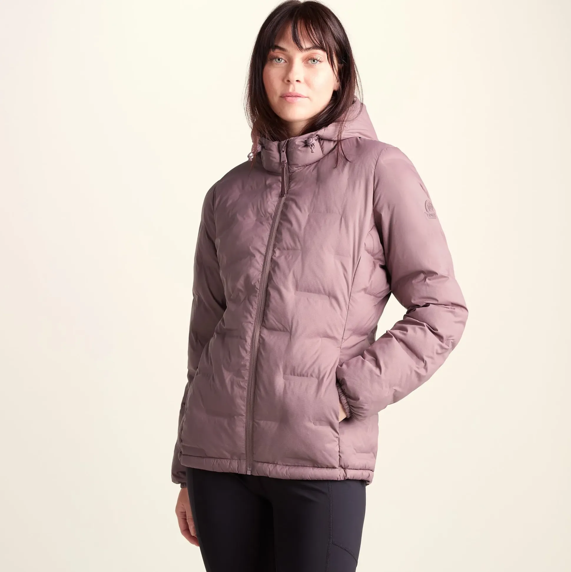 Palmer Womens Shower Resistant Insulated Jacket - Mauve