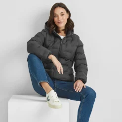 Palmer Womens Shower Resistant Insulated Jacket - Washed Black