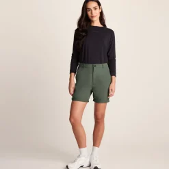 Path Womens Performance Shorts - Faded Khaki