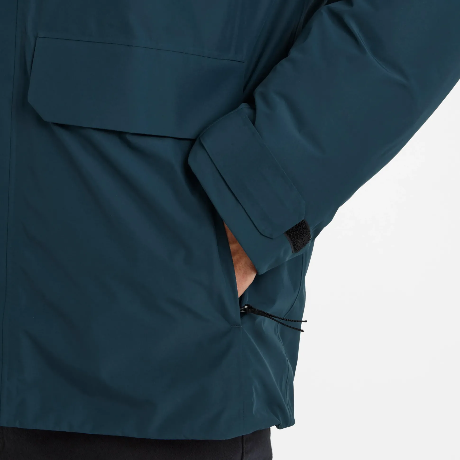 Pawter Mens Waterproof Down Parka - Petrol Green