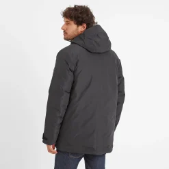 Pawter Mens Waterproof Down Parka - Black