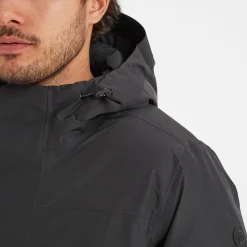 Pawter Mens Waterproof Down Parka - Black