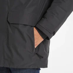Pawter Mens Waterproof Down Parka - Black