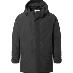 Pawter Mens Waterproof Down Parka - Black