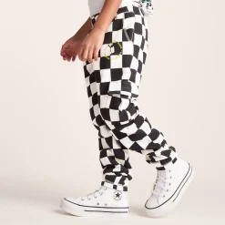 Polypay Kids Shaun the Sheep Sweat Pant - Black Woolly Checkerboard
