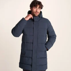 Preece Mens Long Shower Resistant Insulated Jacket - Dark Indigo