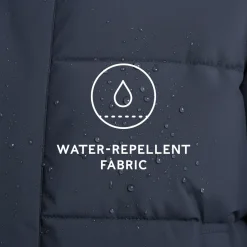 Preece Mens Long Shower Resistant Insulated Jacket - Dark Indigo