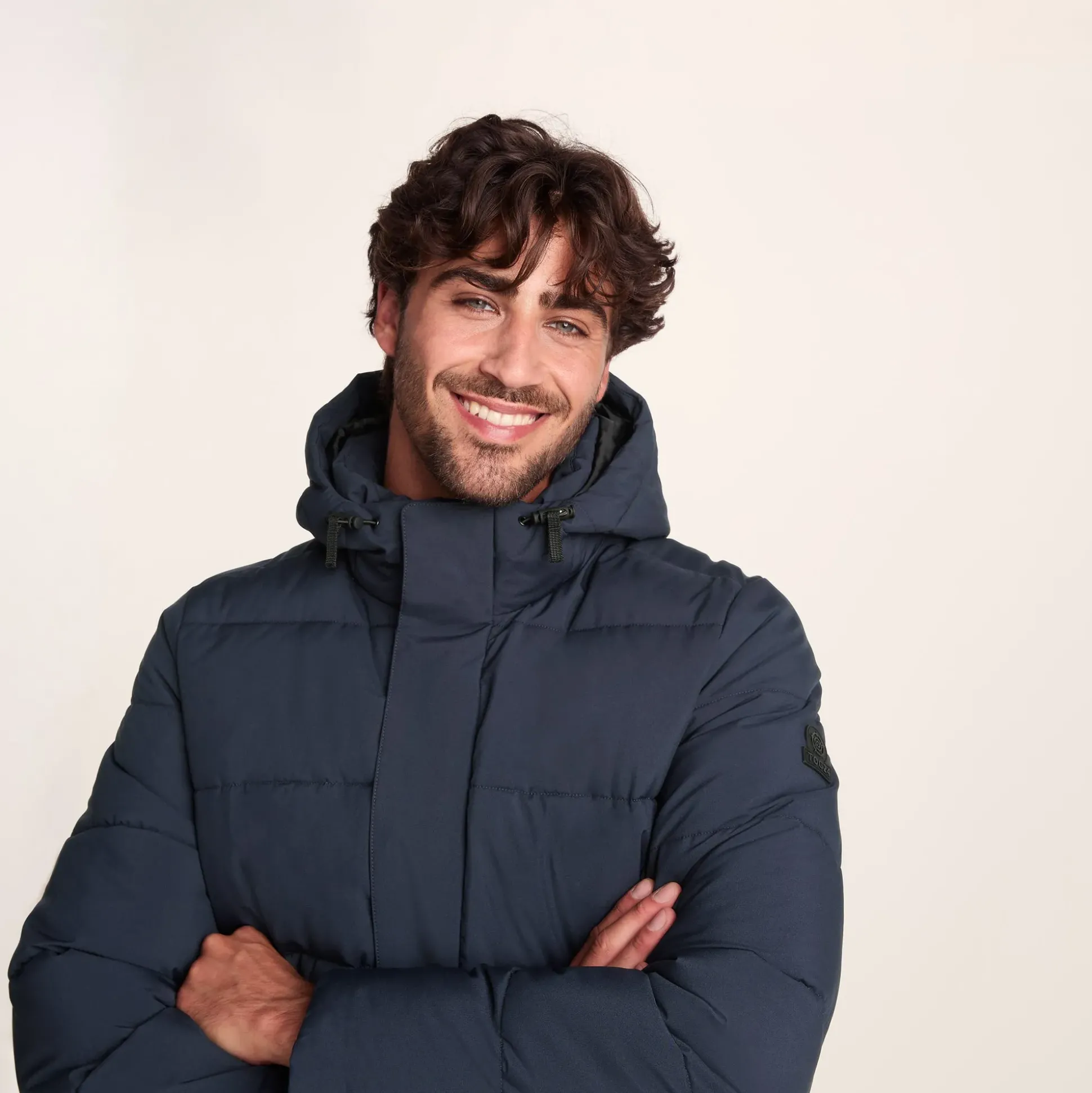 Preece Mens Long Shower Resistant Insulated Jacket - Dark Indigo