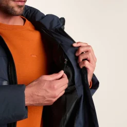 Preece Mens Long Shower Resistant Insulated Jacket - Dark Indigo