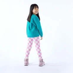Racka Kids Shaun the Sheep Legging - Pink Woolly Checkerboard