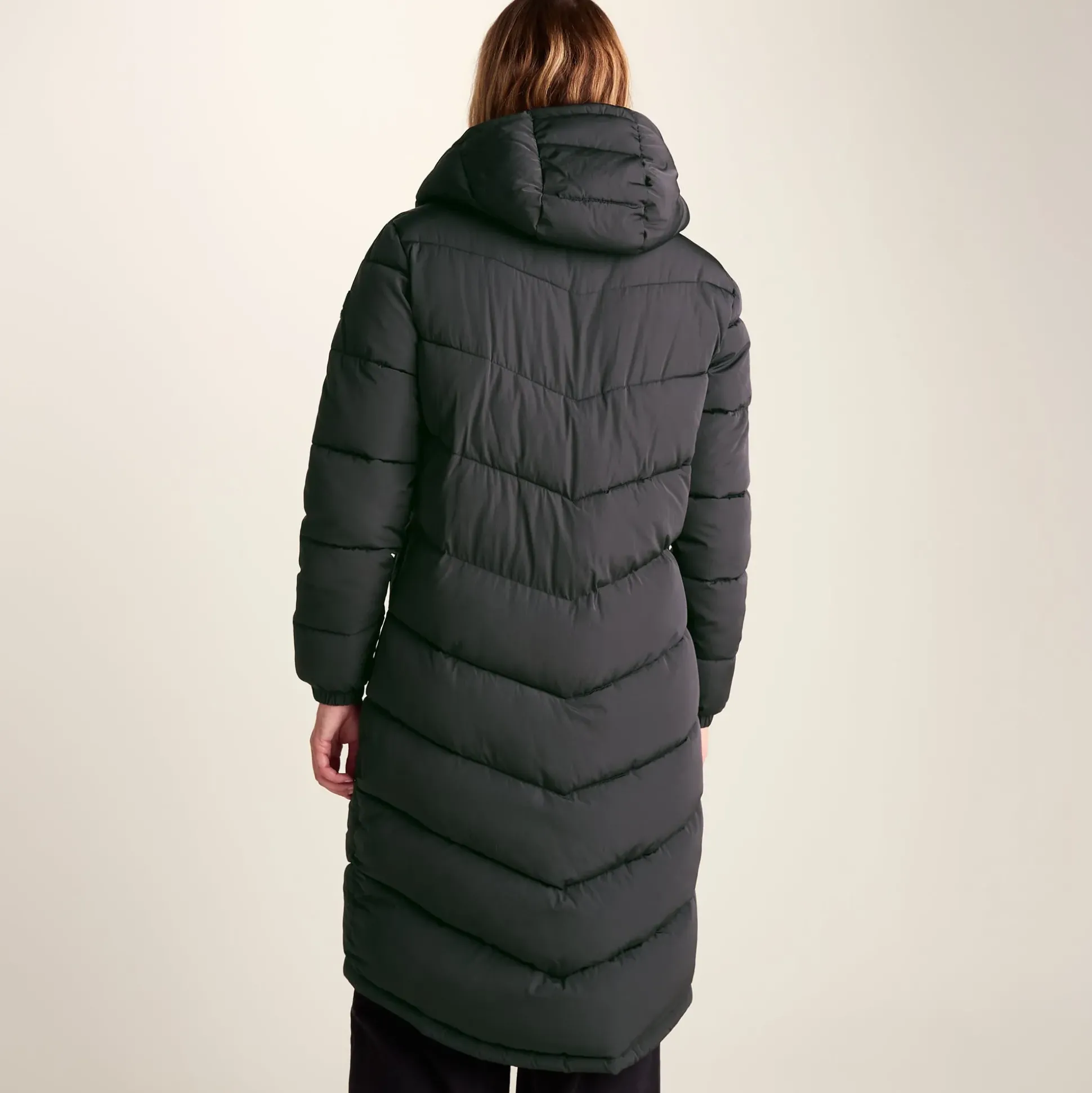 Raleigh Womens Long Insulated Jacket - Washed Black