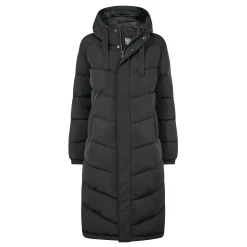 Raleigh Womens Long Insulated Jacket - Washed Black