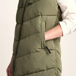 Ranskill Womens Long Insulated Gilet - Khaki