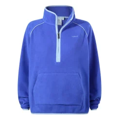 Rawson Womens Relaxed Fit Microfleece Zip Neck - Cobalt Blue