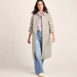 Remi Womens Classic Waterproof Car Coat - Cool Beige