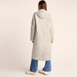 Remi Womens Classic Waterproof Car Coat - Cool Beige